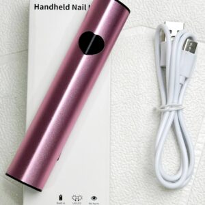 Mini Lámpara UV led inalámbrica para uñas. - Rosa